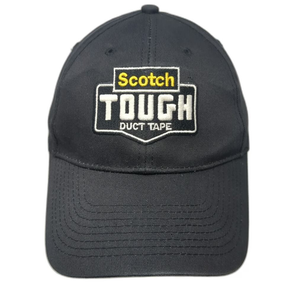 Legend Baseball Cap Black One Size Scotch Tough Duct Tape Red Green Hat